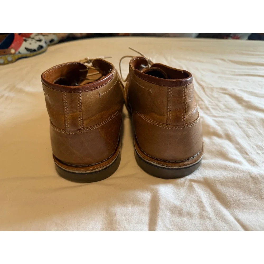 Steve Madden Hestonn 217 Tan Leather Chukka Boots Mens 11.5 Ankle Desert Boots